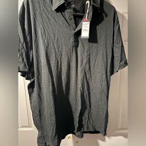 Men's Black Casual Button Down Shirt